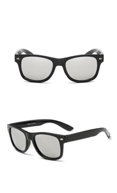 2017 Moda Çocuk Güneş Gözlüğü UV 400 Silver Mercury Lens
