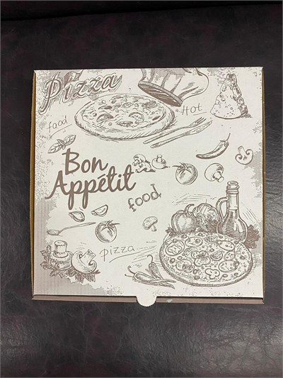 22 cm, PİZZA/PİDE/LAHMACUN KUTUSU - Seçenekler: 22 cm x 22 cm x 4 cm, 27 cm x 27 cm x 4 cm...