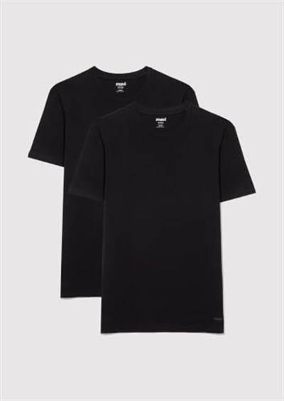 2li Bisiklet Yaka Erkek Basic Tişört Fitted/Vücuda Oturan Kesim 0611283-900