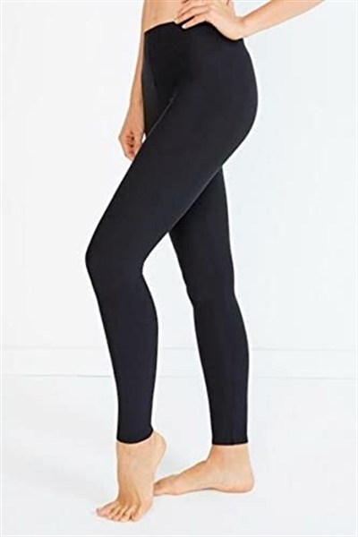 2li Paket Termal Kışlık Kalın Uzun Alt Içlik Tayt Siyah Renk (Siyah / 2XL)