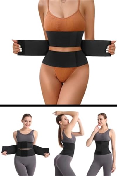 3 Bel İnceltici Korse Vücut Şekillendirici Sıkılaştırıcı Doğum Sonrası Zayıflama Korsesi Unisex