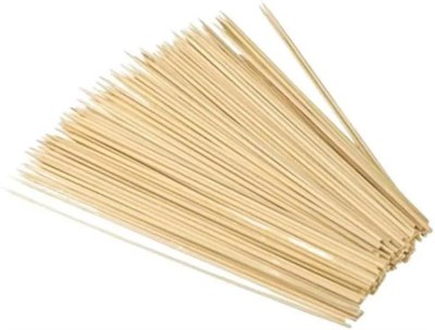 3 Paket Bambu Çöp Şiş Seti (40lı x 3) - 25 cm Doğal Izgara ve Sunum Çubuğu