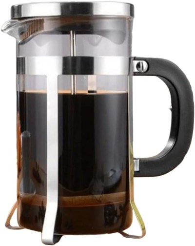 350 ML CAM FRENCH PRESS KAHVE DEMLEME MAKİNESİ French Press Coffee & Tea Maker 350ml