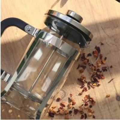 350 ML CAM FRENCH PRESS KAHVE DEMLEME MAKİNESİ French Press Coffee & Tea Maker 350ml