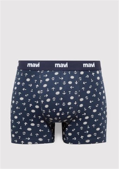 3lü Baskılı Lacivert Boxer Seti 0911505-70490