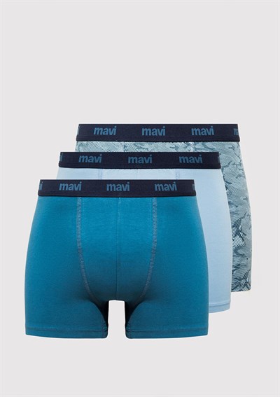 3lü Mavi Boxer 0910615-83077