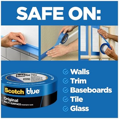 3M Painters Tape, Multi-Use, .94 inç by 60-Yard, 6 Rulo