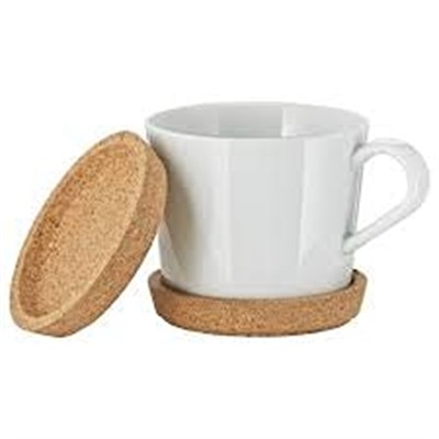 4 adet Ikea 365+ bardak altlığı,mantar, bardak tutucu 9cm
