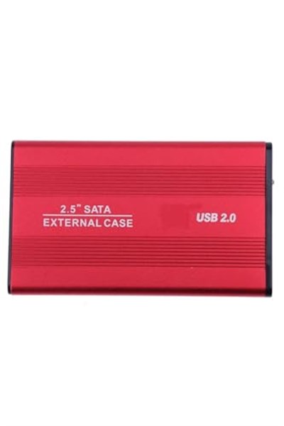 4299 Usb 2.0 Sata Harici 2.5 Hdd Harddisk Kutusu Kırmızı