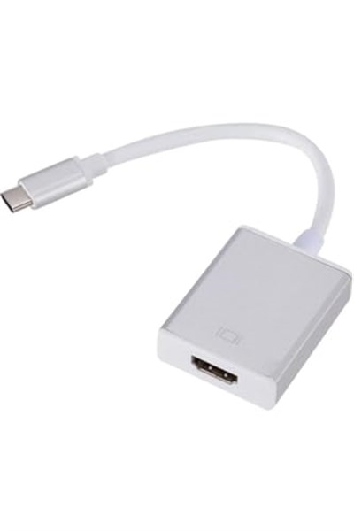 4371 Type C Usb 3.1 To Hdmi Çevirici Dönüştürücü Adaptör (NoColor-f8e0f00e)