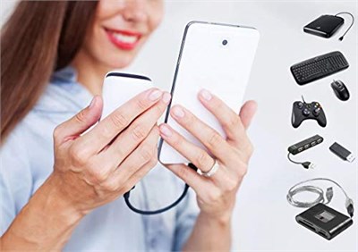 4940 Micro Usb To Usb Çevirici Dönüştürücü Otg Klavye Mouse Flash Bağlantı Kablosu