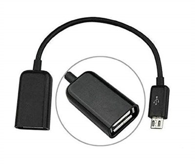 4940 Micro Usb To Usb Çevirici Dönüştürücü Otg Klavye Mouse Flash Bağlantı Kablosu