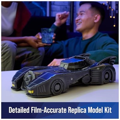 4D Build - Batmobile - kaliteli kartondan detaylı 3D model kiti, 202 parça, 12 yaşından itibaren Batman hayranları için