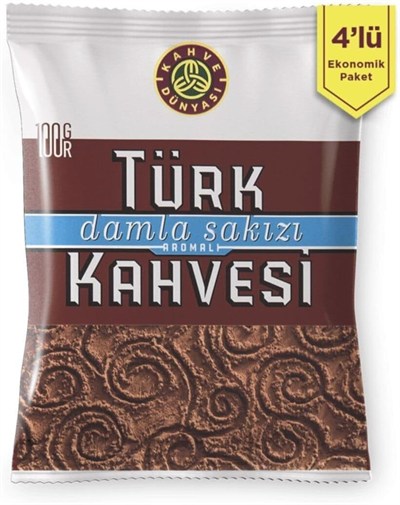 4lü Damla Sakızlı Türk Kahvesi