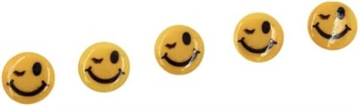 5 Adet 15 Mm Emoji Düğme (MODEL 9)