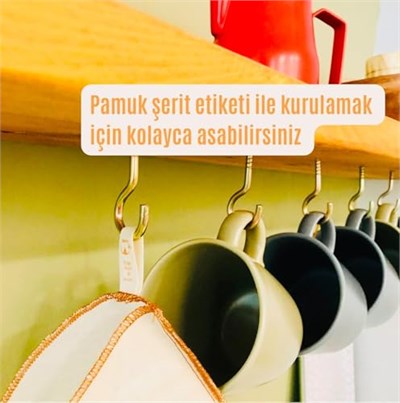 (5 adet) Yıkanabilir, Kumaş Kahve Filtresi (no:4) Ağartılmamış%100 Ham Pamuk, Organik, Ekolojik Filtre no:4 (no:4.5)