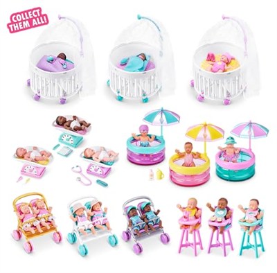 5 Surprise My Mini Baby Series 2 by ZURU, Koleksiyon Gizemli Kapsül, Kız Oyuncağı, Gerçekçi Minyatür Bebek, Oyun Seti ve Aksesuarları (Tek Kapsül)