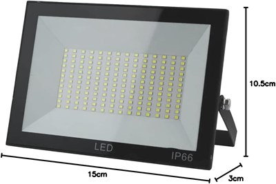 50 Watt Led Projektör (Tüm Renkler) IP66 Su ve Toz Geçirmez (Beyaz)