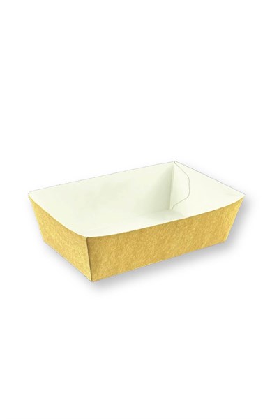 500 AdetKumpir Kutusu/Konik Tava Büyük Boy 9x15x5cm