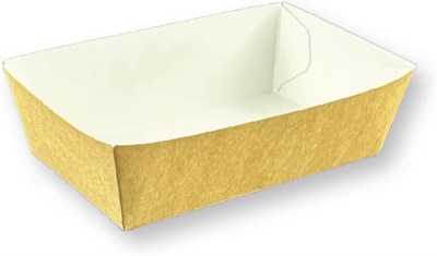 500 AdetKumpir Kutusu/Konik Tava Büyük Boy 9x15x5cm
