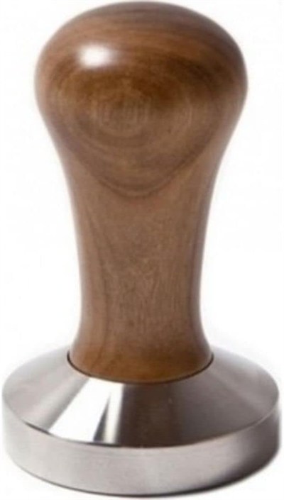 51 mm Ahşap Saplı Tamper Cafe Bar Barista Ekipmanları Kahve Espresso Temper İnox Paslanmaz