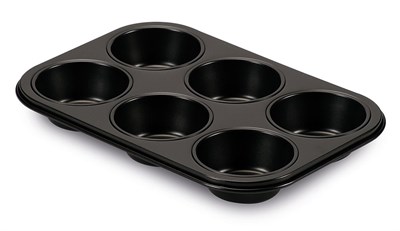 6 için küçük, kek kalıbı, muffin yapışmaz kaplama