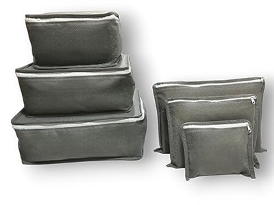 6lı Gri Valiz Düzenleyici, Bavul Içi Düzenleyici Organizer Set