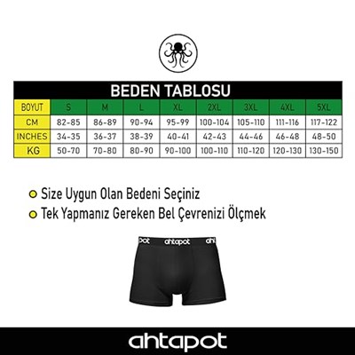 6lı Kutu Likralı Premium Erkek Boxer