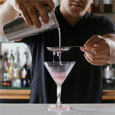 6PC Akrilik Martini Bardakları, 7oz Kırılmaz Plastikten Üretilmiş Plastik Martini Bardakları, Kırılmaz ve Havuz Kenarı, Açık Havada, Kamp ve Daha Fazla Kullanım için Mükemmel, Yeniden Kullanılabilir