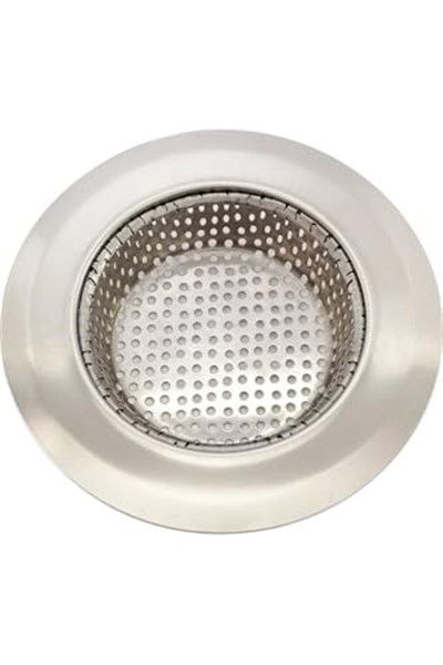 7 Cm Orta Boy Paslanmaz Çelik Lavabo Süzgeci - Evye Süzgeci - Eviye Süzgeç