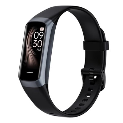 7/24 Kan Oksijen Nabız ve Uyku Monitörlü Fitness İzleyici,IP68 Su Geçirmez,1.10AMOLED Dokunmatik Renkli Ekran,Kadın Erkek için Adım Sayacı Sağlık Aktivitesi İzleyicileri
