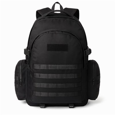 75 Lt Siyah Outdoor Sırt Çantası, Molle Sistemli, Suya Dayanıklı, Çok Gözlü, Outdoor, Kamp, Avcılık, Günlük Kullanım, Erkek, Kadın