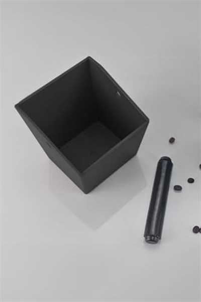 750 ml Plastik Kare Kahve Atık Çekmecesi Posa Tablası Knock Box cin986
