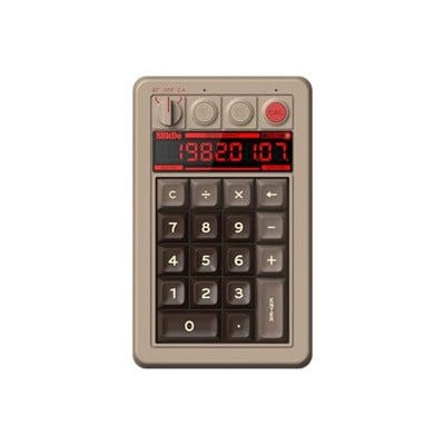 8BitDo Retro 18 Mechanical Numpad, Supports Calculator Mode, Bluetooth/2.4G/Wired Numpad for Windows and Android - C64 Edition