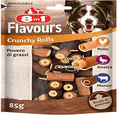8in1 Flavours Crunchy Rolls 85 Gram