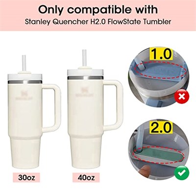 9 adet dökülmeye dayanıklı tıpa silikon Stanley Kupası 2.0 40oz/30oz Tumbler sızdırmaz su şişesi sızdırmazlık aksesuarları yuvarlak üst sızdırmaz stoper fiş ve kare kapak anti-sızıntı tıpa ve saman