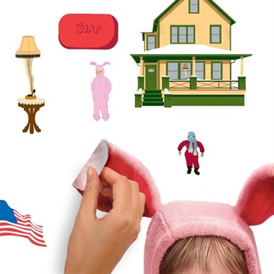 A Christmas Story Ralphie Bunny Suit Dev Duvar Çıkartmaları