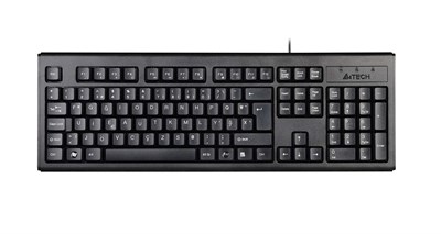 A4 Tech KM-720 (F)Türkçe FN-Multimedya Klavye, Suya Dayanıklı, 2.3 cm, Hafif Tasarım, Ayarlanabilir Yükseklik, Siyah
