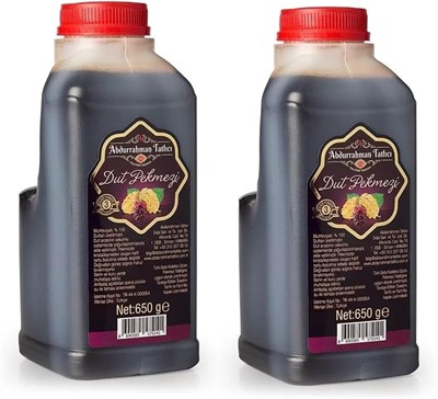 Abdurrahman Tatlıcı Dut Pekmezi, 650 g x 2 Adet