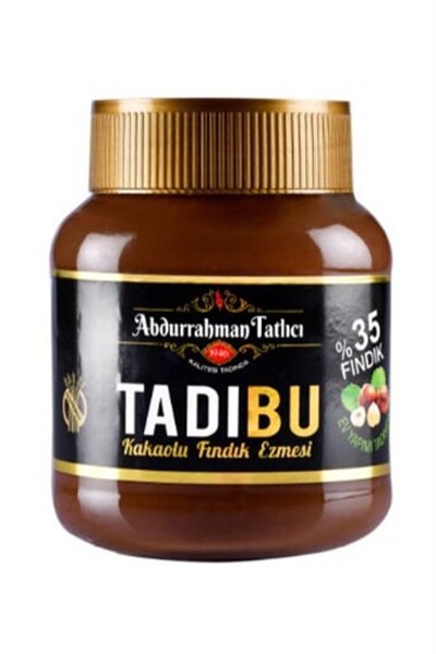 Abdurrahman Tatlıcı Tadıbu Kakaolu Fındık Ezmesi Çokokrem 330 gr