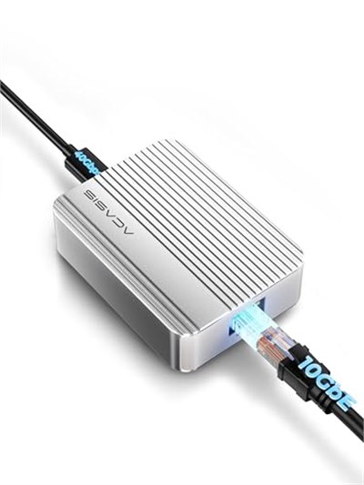 ACASIS USBden Ethernet Adaptörüne, 1Gbps USB 3.0dan RJ45e Gigabit Ethernet LAN Ağ Adaptörü, MacBook Pro/Air için Alüminyum Taşınabilir USB 3.0 Adaptörü, iPhone 15 Pro/Max/Dell XPS, iPad Pro 2018 ve