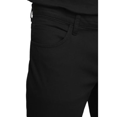 AC&Co / Altınyıldız Classics 360 Derece Her Yöne Esneyen Slim Fit Dar Kesim Diyagonal Desenli Pantolon, Renk Siyah, Beden 52