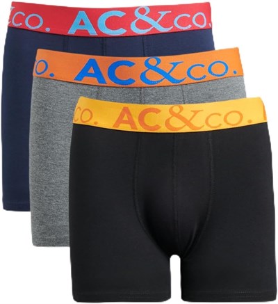 AC&Co / Altınyıldız Classics 3lü Boxer Paketi, Renk Siyah-Laci-Antrasit, Beden M
