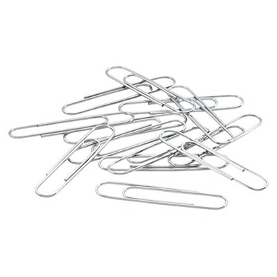 ACCO Kağıt Klipleri, Jumbo, Pürüzsüz, Ekonomi, 10 Kutu, 100/Kutu (72580),Gümüş