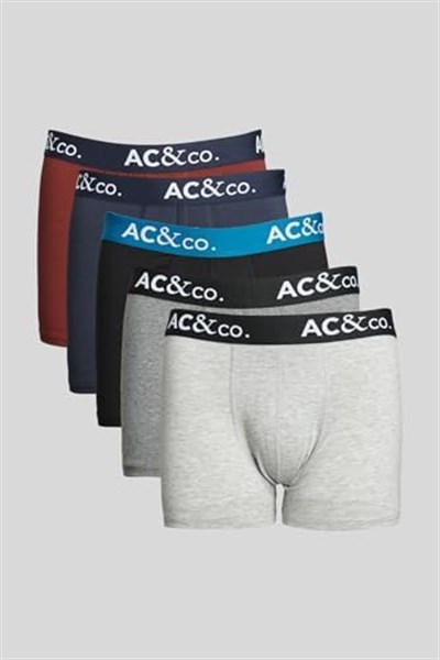 AC&Co/Altınyıldız Classics 5li Boxer Paketi, Renk Karışık