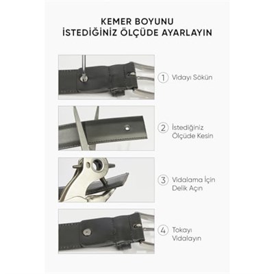 AC&Co/Altınyıldız Classics Casual Suni Deri Kemer