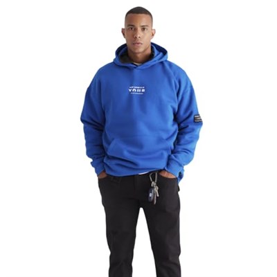 AC&Co/Altınyıldız Classics Oversize Fit Bol Kesim Kapüşonlu İçi Polarlı Pamuklu Sweatshirt