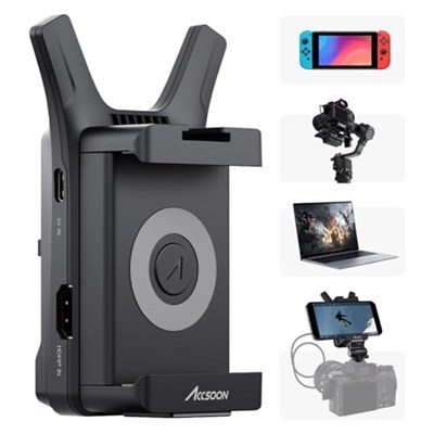 Accsoon CineView Nano BİR küçük, daha hafif kablosuz CineView sistemi. HD 1080p60 HDMI sinyali HDMI bağlantısı üzerinden sinyali kablosuz olarak aktarır