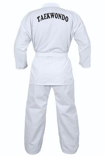 Acemi Beyaz Yaka Taekwondo Elbisesi Tekvando Elbisesi Dobok
