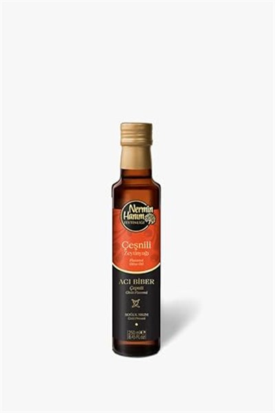 Acı Biber Çeşnili Zeytinyağı (250ml)
